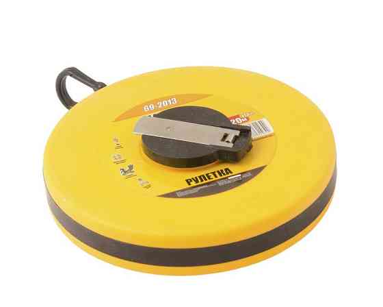 Рулетка MASTERTOOL 20 м х 13 мм стекловолоконное полотно ударопрочный корпус 69-2013 Харків