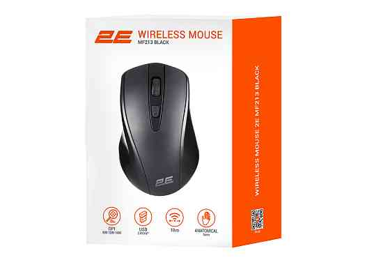 Мышь компьютерная безпроводная 2Е 2E-MF213WB черная Київ