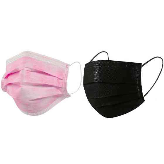 Маска хирургическая 3-слойная с фиксатором для носа (упаковка 50 шт.) Херсон