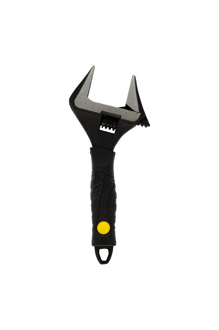 Ключ разводной MASTERTOOL 150 мм 0-35 мм тонкие губки CrV рукоятка с TPR накладкой 76-0321 Харків - зображення 3