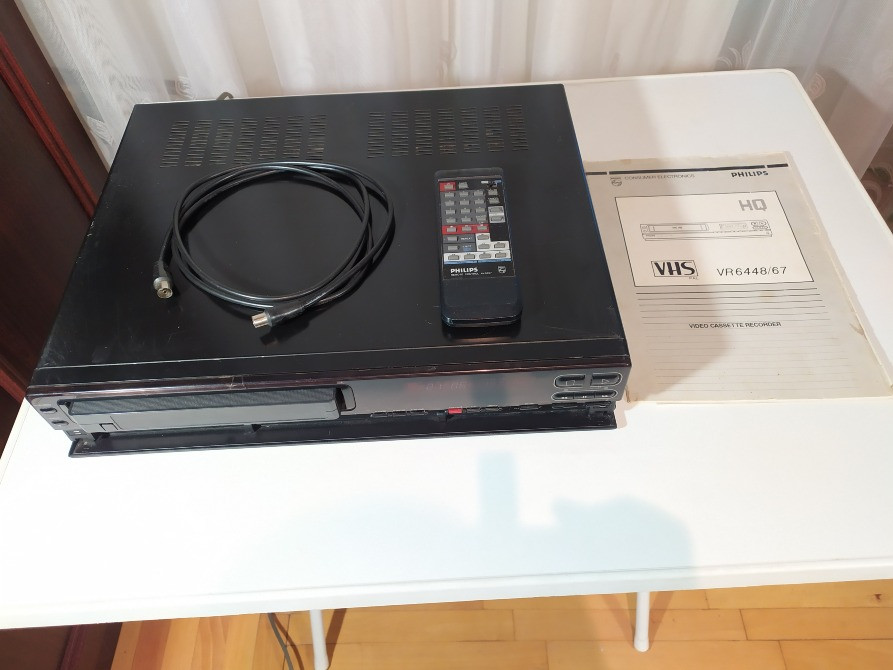 Відеомагнітофон PHILIPS VR 6448/67 з документацією+подарок SHARP Японія оригінал Самбор - изображение 3
