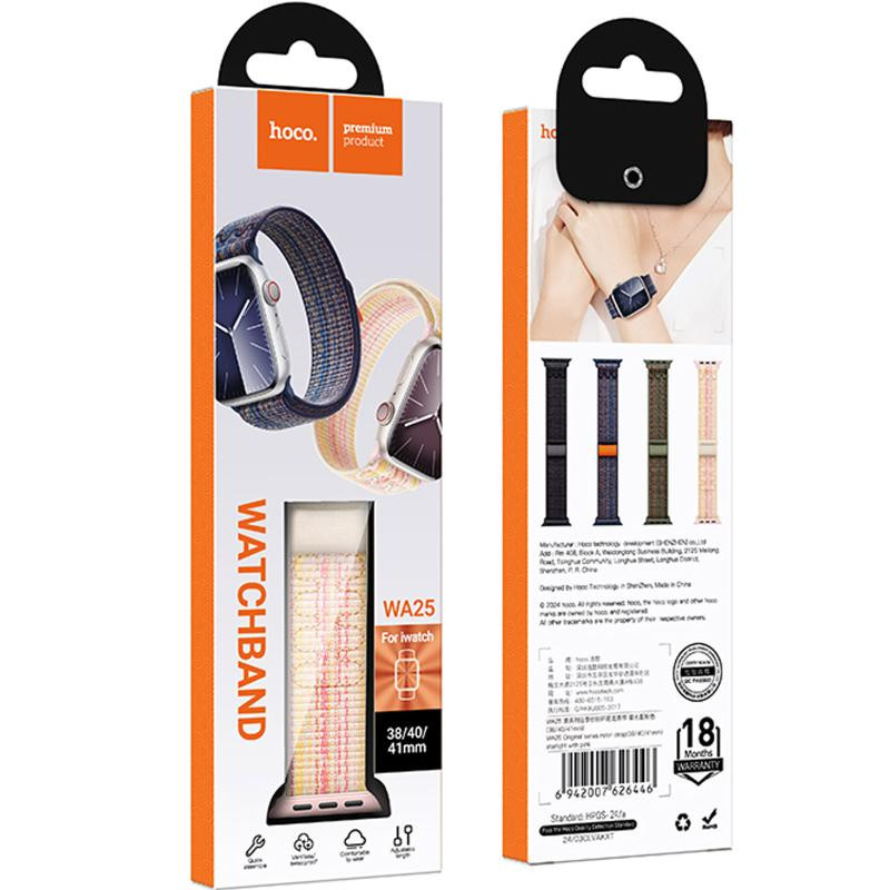 Ремешок Hoco WA25 Original series nylon strap для Apple watch 42(ser.1-3)/44/45/49mm Херсон - изображение 2