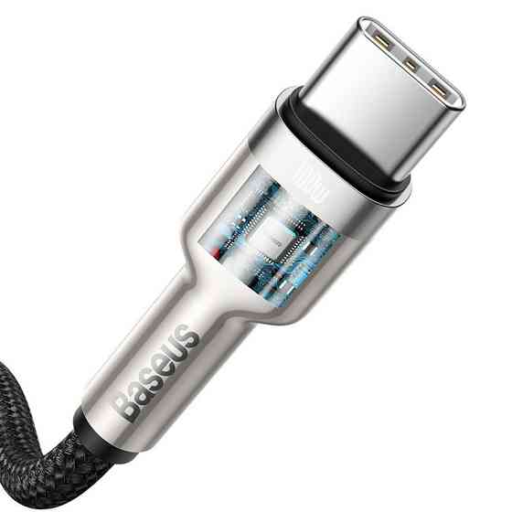 Дата кабель Baseus Cafule Series Metal Type-C to Type-C 100W (2m) (CATJK-D) Херсон