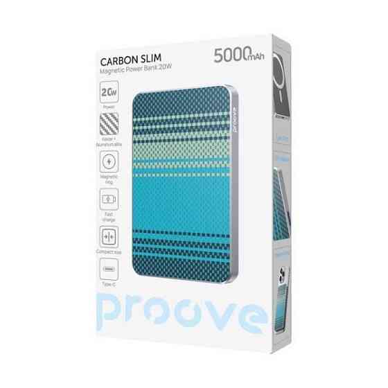 Power Bank Proove Carbon Slim 20W 5000mAh Nightfall (PBCS20010051) Харків