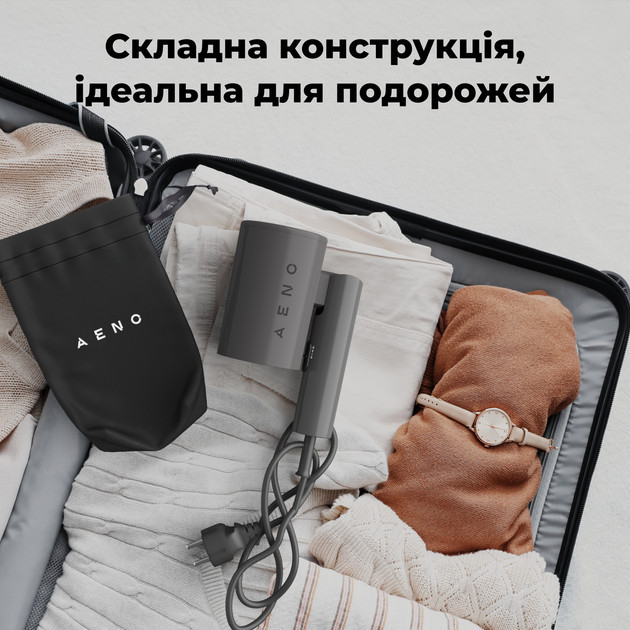 Фен AENO HD2 AHD0002 2000 Вт серый Київ - зображення 7