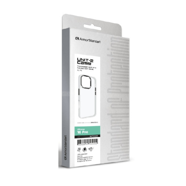 Чохол ArmorStandart UNIT2 для iPhone 16 Pro Matte Clear Прозорий (ARM78761) (Код товару:39127) Харків - зображення 3