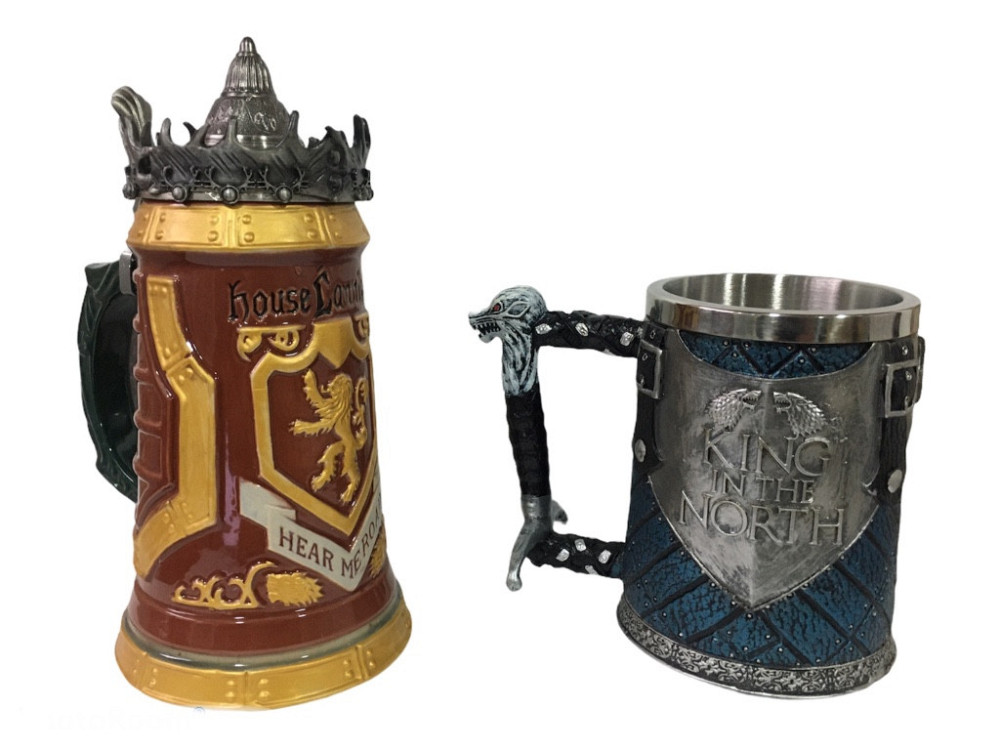 Подарочный набор Кружка Game Of Thrones House Lannister и Кружка King In The North Targaryen 3D Коро Київ - зображення 8