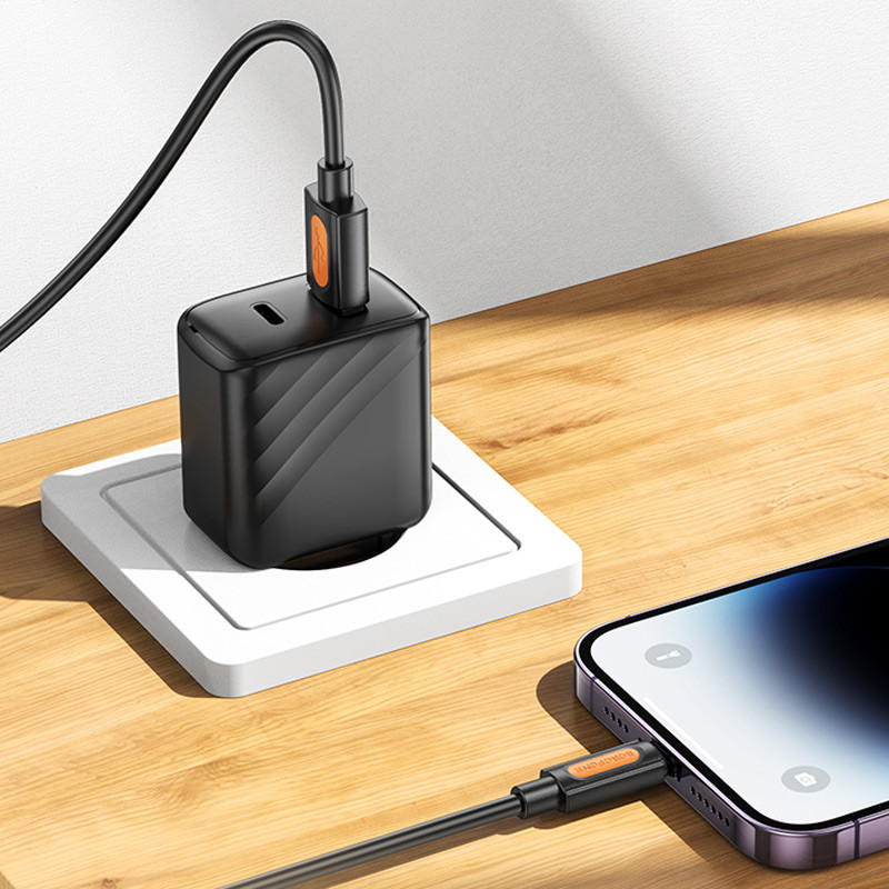 Дата кабель Borofone BX114 Structure USB to Lightning 2.4A (1m) Херсон - изображение 5