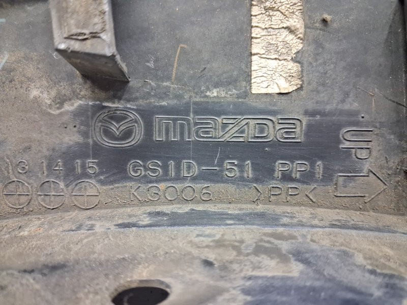 Накладка крыла Mazda 6 GH 2.5 БЕНЗИН L5-VE 2007 задн. прав. (б/у) Киев - изображение 4