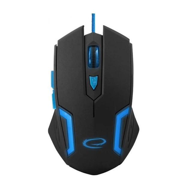 Мышь компьютерная проводная Esperanza MX205 Fighter Blue EGM205B синяя Киев - изображение 1