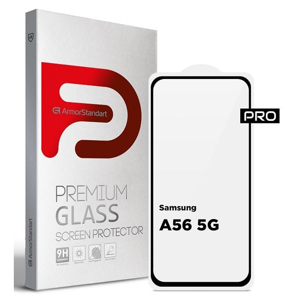 Захисне скло ArmorStandart Pro для Samsung A56 5G A566 Black (ARM82612) (Код товару:39787) Харків - зображення 1