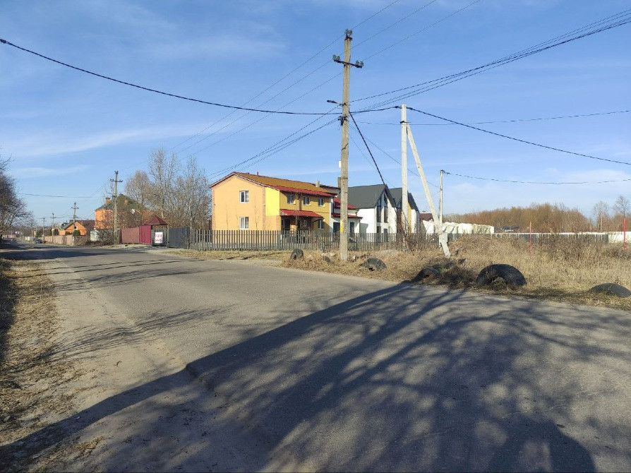 Княжичі. Продам 10сот під забудову, двохфасадна, асфальт, комунікації Бровары - изображение 1