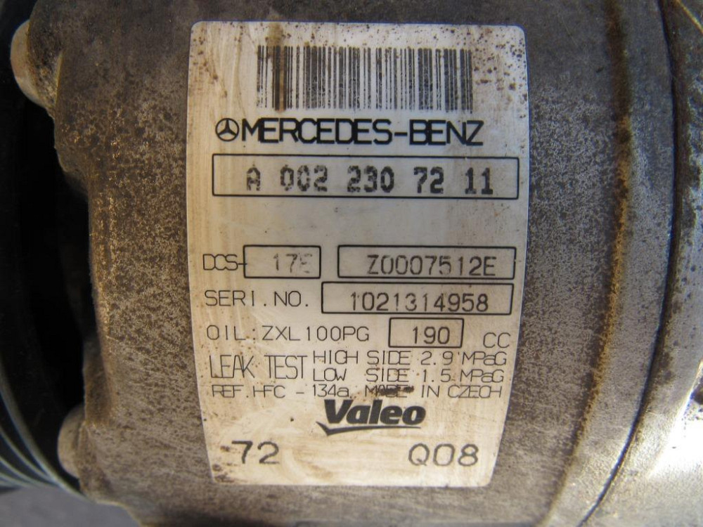 Компрессор кондиционера Mercedes Sprinter 2.1 cdi 2011-2014 Ковель - зображення 4
