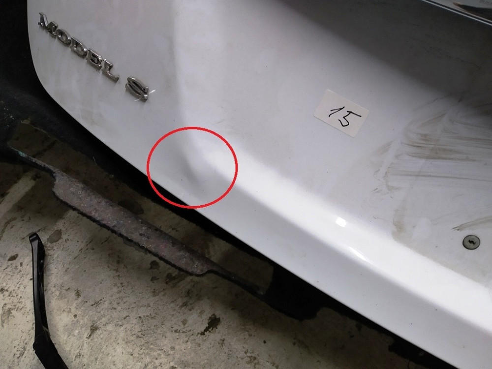 Крышка багажника (ляда) металл (пустая, без возмож. авт откр/закр) (с повреж.) Tesla model S, model Київ - зображення 5