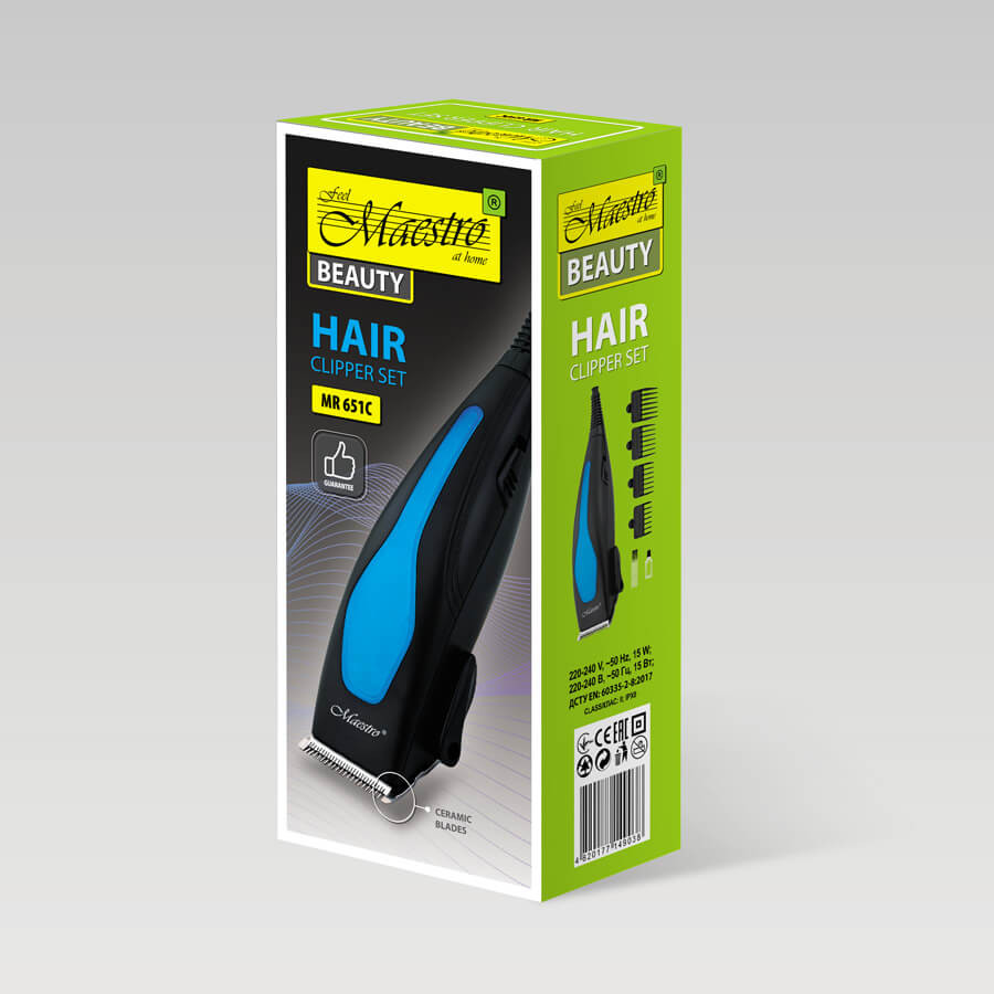 Машинка для стрижки волос Maestro MR-651С Київ - зображення 5