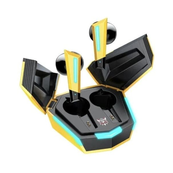 Bluetooth-гарнітура Onikuma T32 Yellow Харків - зображення 2