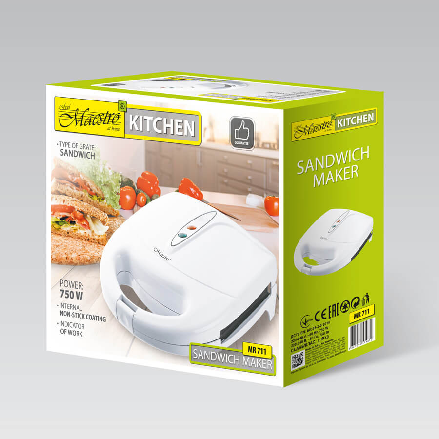 Сендвичница Maestro MR-711 750 Вт Киев - изображение 5
