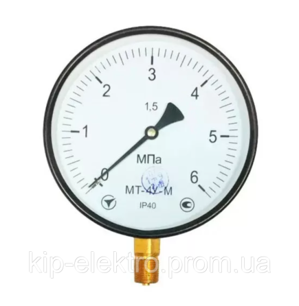 Манометр МТ-4У-М от 0 до 6 МПа (60 кгс/см2) - аналог МП4-У, МП4-У2, ДМ 05160, ДМ 05-МП-4У, МТП-160,  Київ