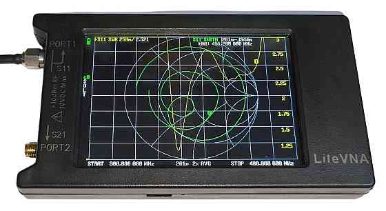 Антенна Yagi 370-450 МГц 11 дБ, до 25 Вт, кабель RG 58U 3 м с SMA-male разъемом. Смотрите графики КС Днепр