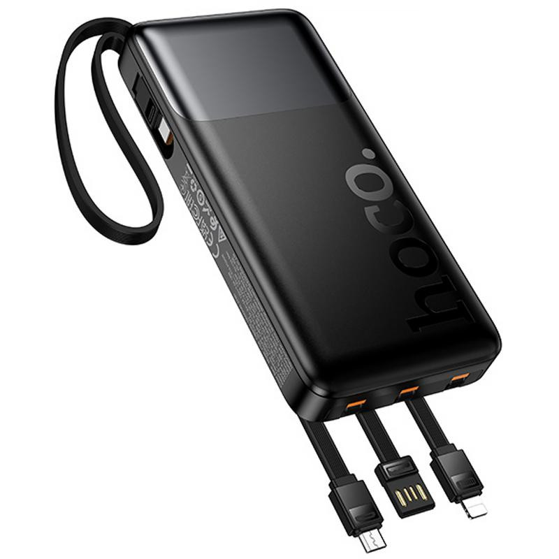 Портативное ЗУ Power Bank Hoco J156 Founder 22.5W+PD20W with 4 cables 10000 mAh Херсон - зображення 3