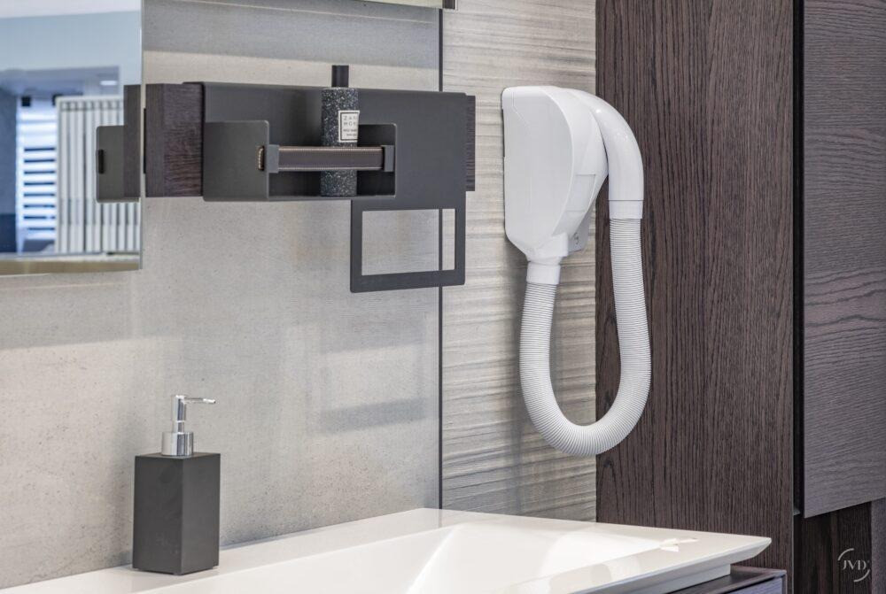 Фен JVD Caraibe 1000W з кріпленням білий (822278) Киев - изображение 2