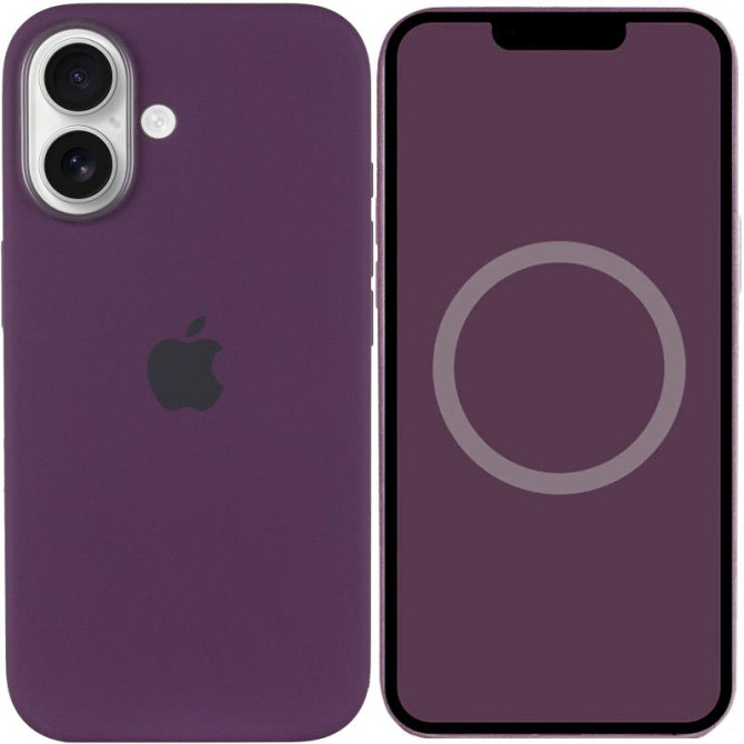Уценка Чехол Silicone case (AAA) with Magsafe and Animation (button) для Apple iPhone 16 Plus (6.7") Херсон - photo 3
