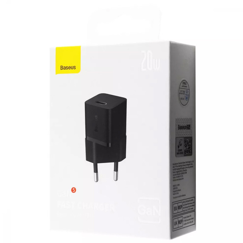 СЗУ Baseus GaN5 Fast Charger (mini) PD20W (1USB-C) (CCGN05010) Херсон - изображение 4