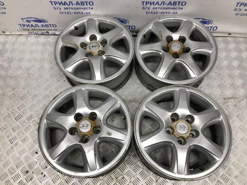 Диски титан комплект R16 Hyundai Tucson JM 2.0 DIESEL D4EA 2004 (б/у) Киев - изображение 1