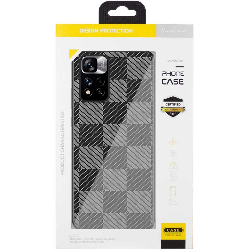 Чехол TPU+PC Grid для Xiaomi Redmi Note 11 Pro 4G/5G / 12 Pro 4G Херсон - зображення 2