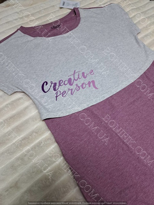 Женская ночная сорочка для кормящих и беременных мам "Peony" (арт. LDK 120/04/01) Кривий Ріг - зображення 6