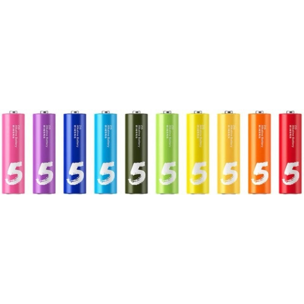 Батарейка ZMI AA bat Alkaline ZI5 Rainbow 1 шт (NQD4000RT) Харків - зображення 2