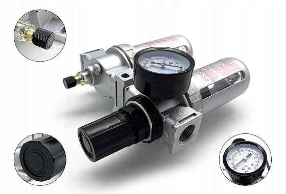 Блок подготовки воздуха с регулятором давления 1/2" AIRKRAFT AFRL804 Харків