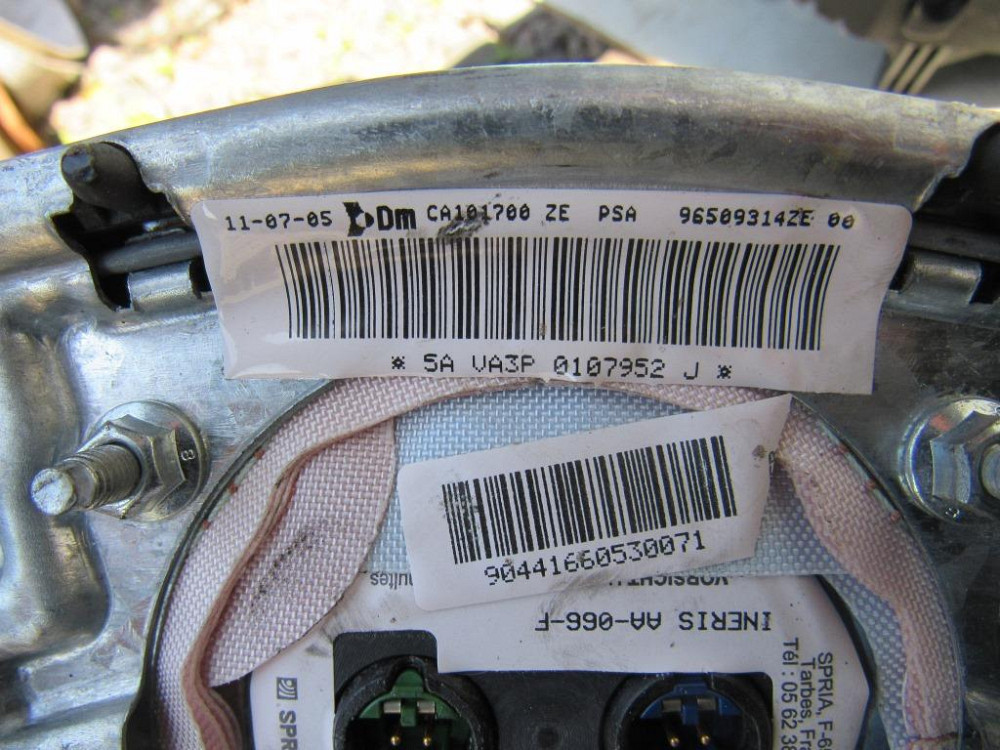 Подушка безопасности водителя AirBag Citroen C5 2004-2008 (96509314ZE) Ковель - зображення 2