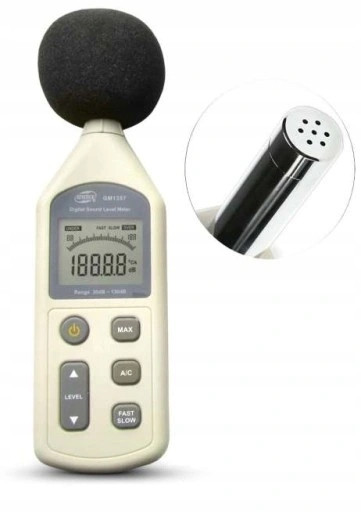 Измеритель уровня шума (шумомер) 30-130 дБ BENETECH GM1357 Харків - зображення 2
