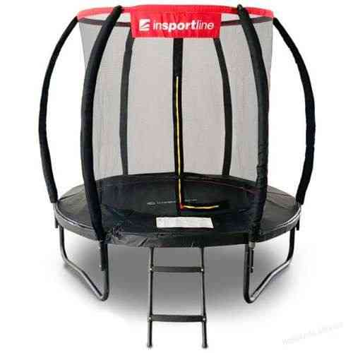 Батут Flea PRO с внутренней сеткой 183 см черный Київ