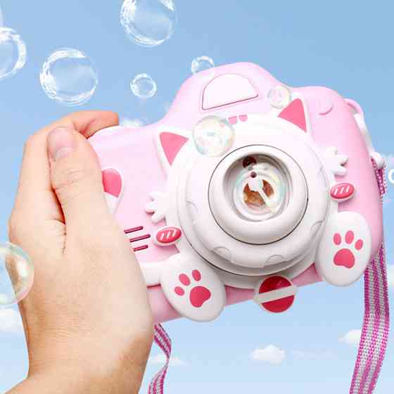 Фотокамера-генератор мыльных пузырей 1001 Kitty Children's camera Херсон