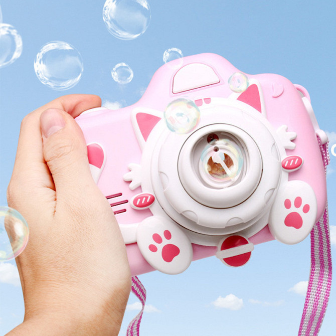 Фотокамера-генератор мыльных пузырей 1001 Kitty Children's camera Херсон - изображение 4