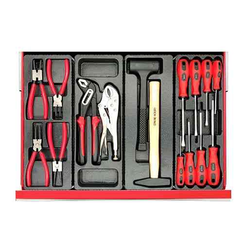 Тележка для мастерской с инструментом 7 секций, 243 ед. TORIN NTBR4007-X-1 Харьков