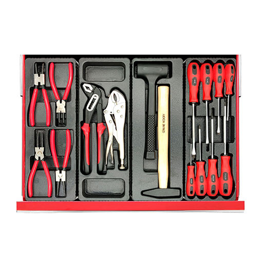 Тележка для мастерской с инструментом 7 секций, 243 ед. TORIN NTBR4007-X-1 Харьков - изображение 4