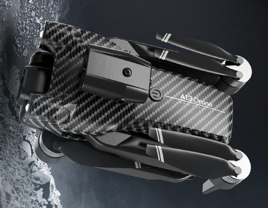 Дрон A13, для аерофотознімання, радіокерований квадрокоптер з 2 камерами, пультом керування, 2 акум Косів - зображення 3