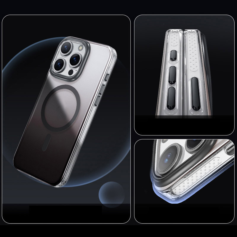 Чехол TPU+PC Shadow with MagSafe для Apple iPhone 14 Pro Max (6.7") Херсон - изображение 5