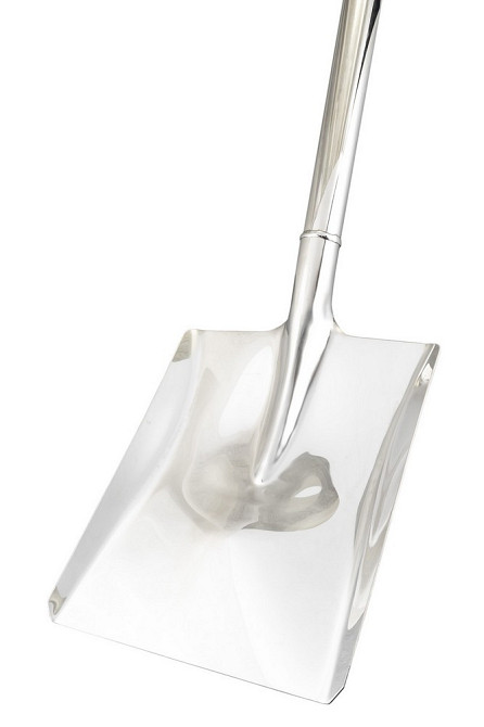 Лопата совковая MASTERTOOL 255х303х970 мм из нержавеющей стали с ручкой и держаком 14-6275 Харків - зображення 3