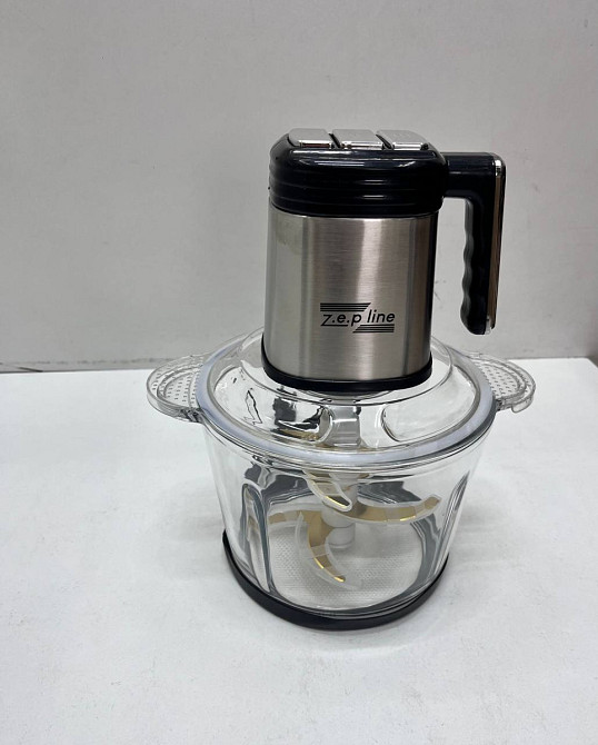 Измельчитель с 2 чашами 6 в 1 Zepline ZP-00219 3.2 л 3000 Вт серебристый Київ - зображення 9