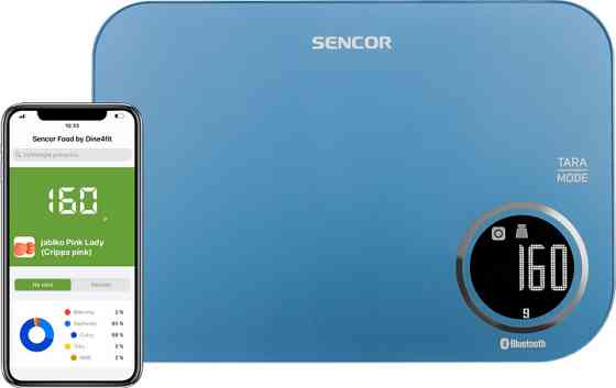 Весы кухонные Sencor SKS7072BL 5 кг голубые Киев