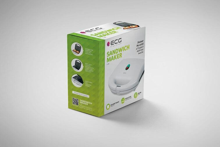 Сэндвичница EСG S-169-white Киев - изображение 2