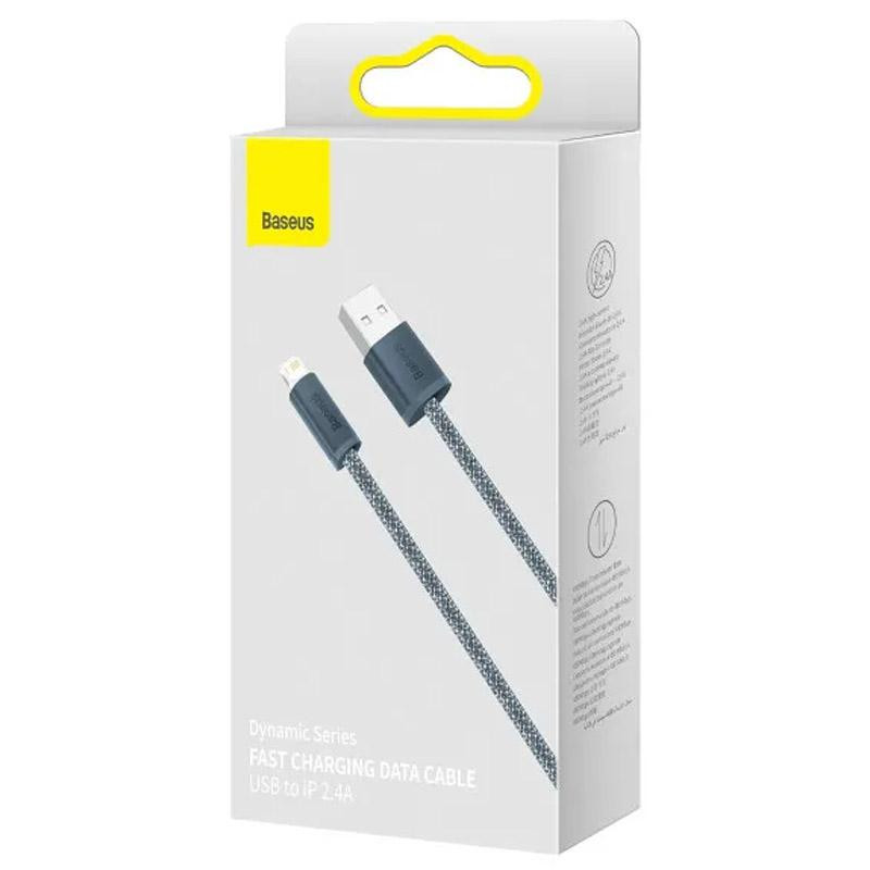 Дата кабель Baseus Dynamic Series USB to Lightning 2.4A (1m) (CALD000402) Херсон - зображення 6