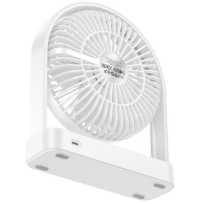 Уценка Настольный вентилятор Hoco HX65 ultra-thin desktop fan 2000 mAh Херсон - зображення 6