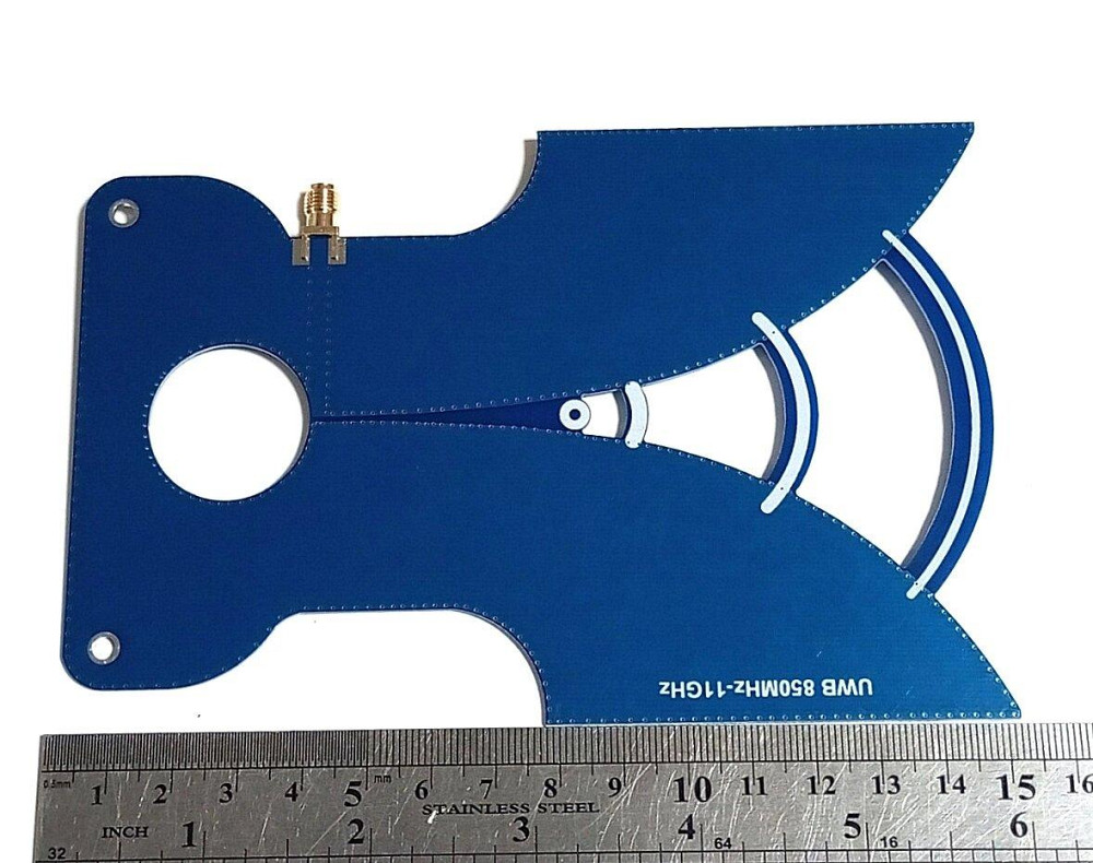 Антенна UWB 850MHz - 11GHz 6-11dBi, до 50W, компланарная линейная, SMA-female (10927) Дніпро - зображення 7