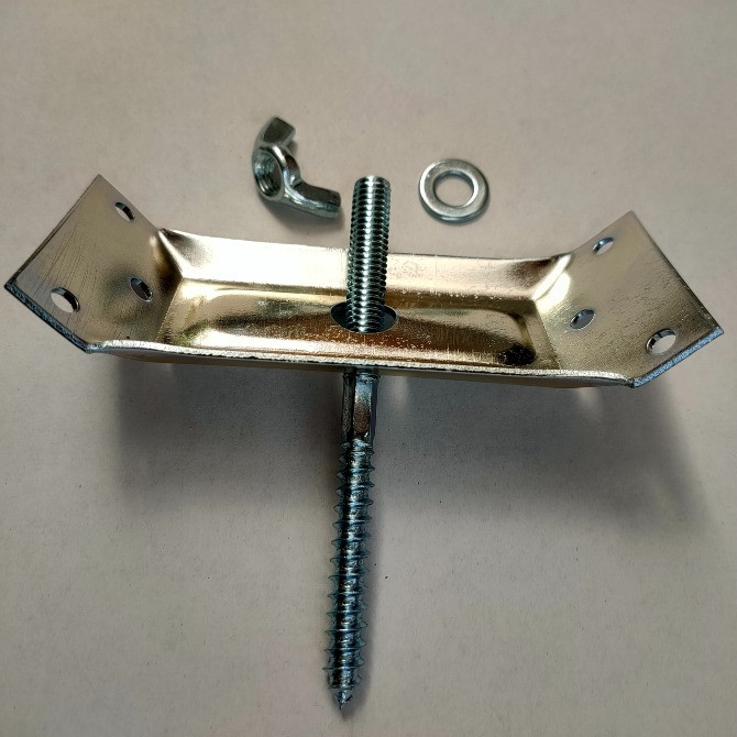Кріплення 50х1.5 ножки стола стяжка кутник пластина комплект цинк Нововолынск - изображение 3
