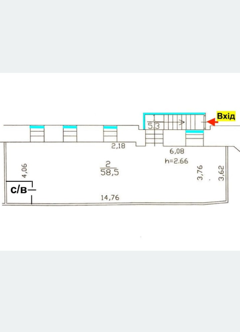 Січових Стрильців вул 81, приміщення 65м Киев - изображение 1